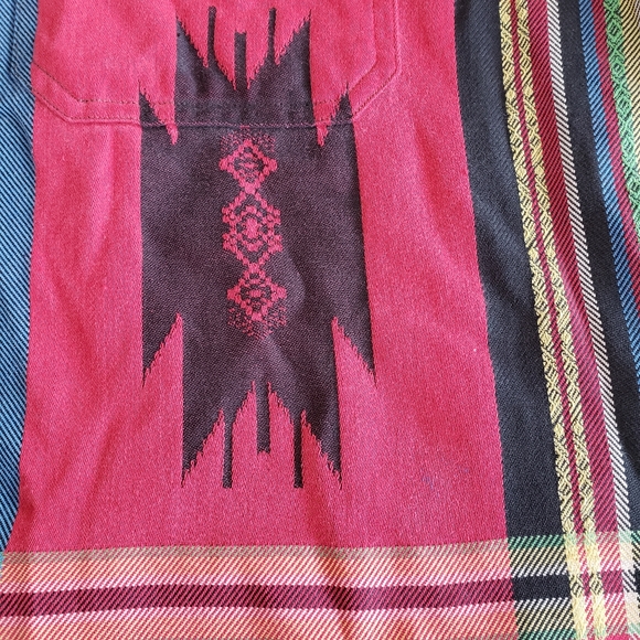Polo Ralph Lauren Aztec Print Button Down - M - Picture 7 of 8